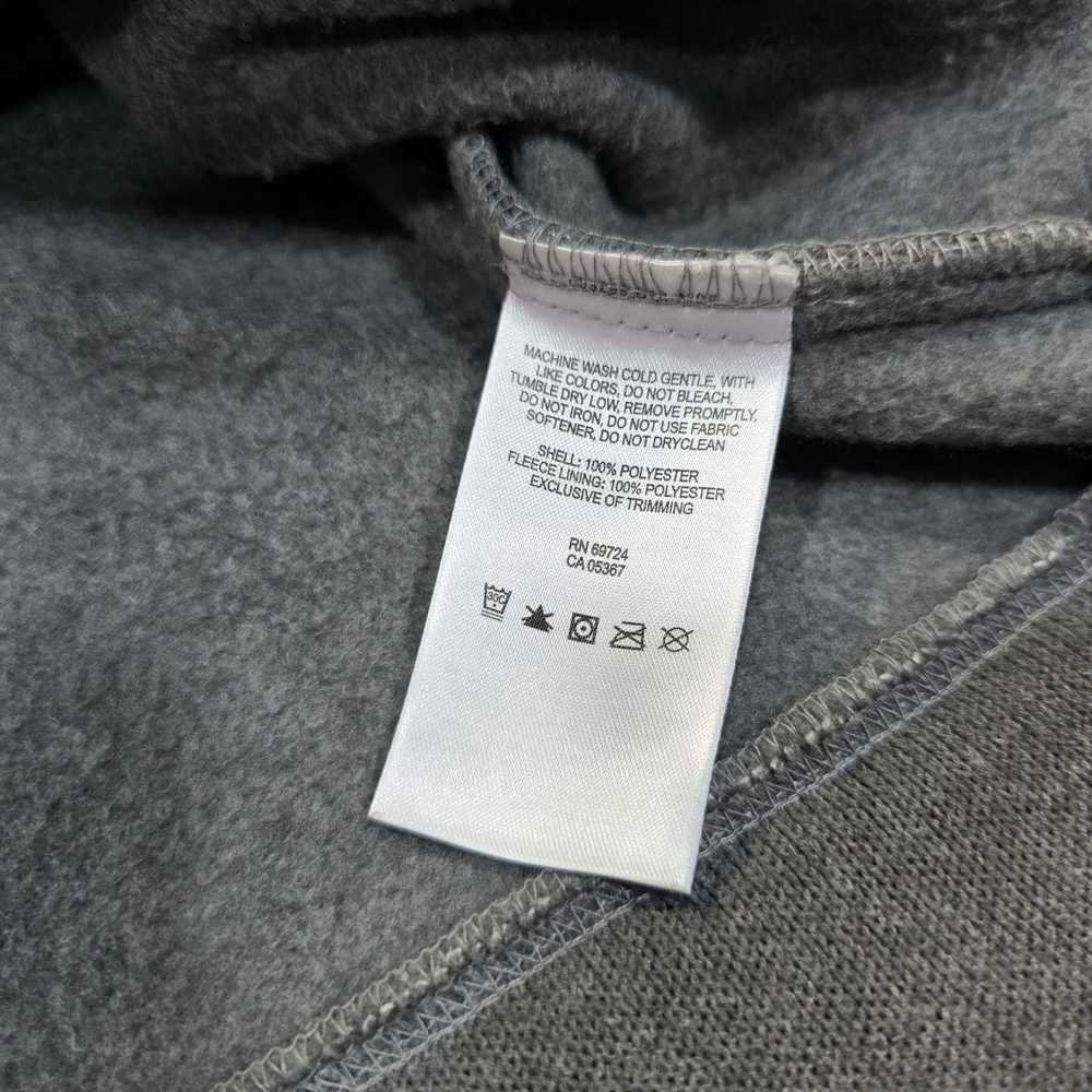 Columbia Men's Dark Gray Sherpa-Lined Zip Pullover Size XL - Picture 4 of 6